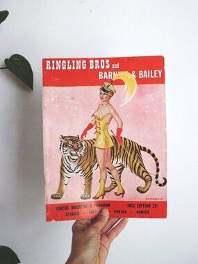 Ringling Bros Barnum & Bailey 1952 Circus Magazine Program Mid Century Ephemera